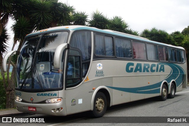 Viação Garcia 6446 na cidade de Curitiba, Paraná, Brasil, por Rafael H.. ID da foto: 8273330.