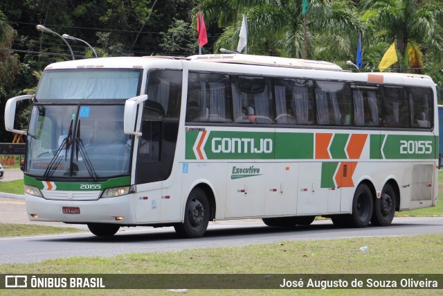 Empresa Gontijo de Transportes 20155 na cidade de Barra do Piraí, Rio de Janeiro, Brasil, por José Augusto de Souza Oliveira. ID da foto: 8273702.