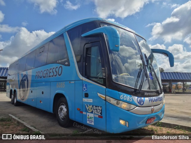 Auto Viação Progresso 6085 na cidade de Natal, Rio Grande do Norte, Brasil, por Elianderson Silva. ID da foto: 8273713.