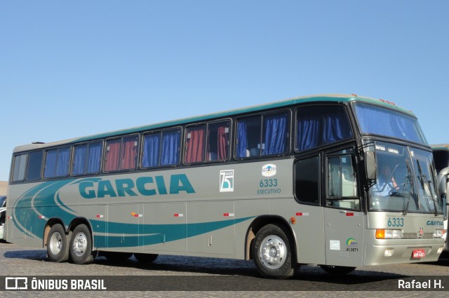 Viação Garcia 6333 na cidade de Londrina, Paraná, Brasil, por Rafael H.. ID da foto: 8273339.