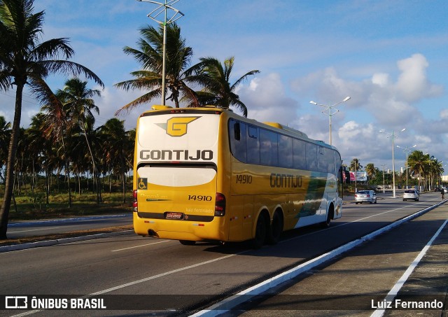 Empresa Gontijo de Transportes 14910 na cidade de Maceió, Alagoas, Brasil, por Luiz Fernando. ID da foto: 8273187.