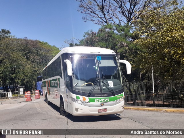 Empresa Gontijo de Transportes 21455 na cidade de São Paulo, São Paulo, Brasil, por Andre Santos de Moraes. ID da foto: 8273469.