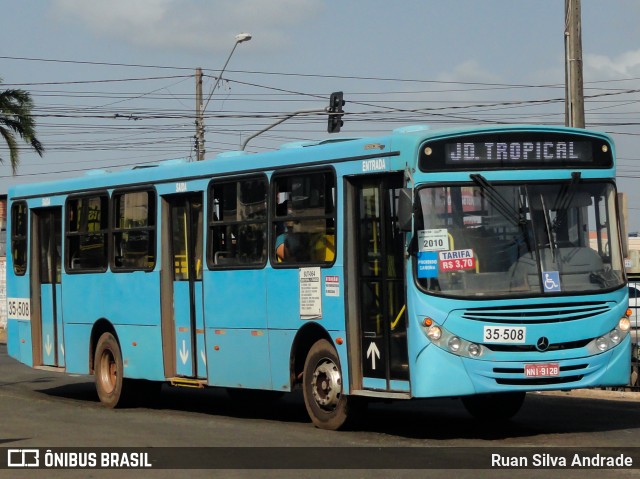 Taguatur - Taguatinga Transporte e Turismo 35-508 na cidade de São Luís, Maranhão, Brasil, por Ruan Silva Andrade. Número da foto: #8272563.