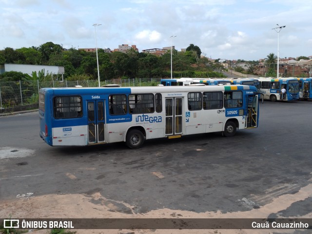 Concessionária Salvador Norte - CSN Transportes 10505 na cidade de Salvador, Bahia, Brasil, por Cauã Cauazinho. Número da foto: #8275064.