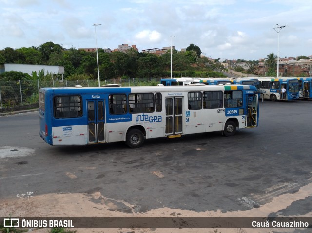 Concessionária Salvador Norte - CSN Transportes 10505 na cidade de Salvador, Bahia, Brasil, por Cauã Cauazinho. ID da foto: 8275064.