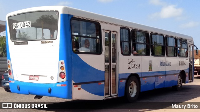 Transportes Barata BN-00043 na cidade de Ananindeua, Pará, Brasil, por Maury Brito. Número da foto: #8274825.