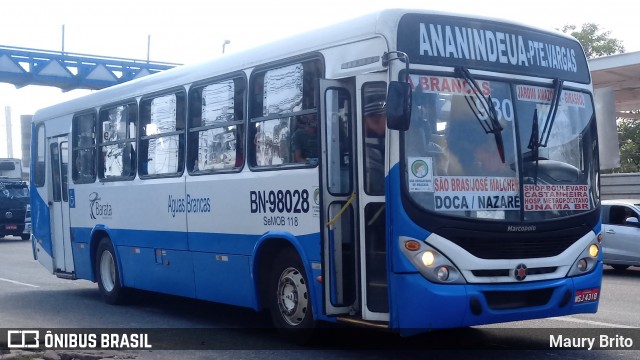 Transportes Barata BN-98028 na cidade de Ananindeua, Pará, Brasil, por Maury Brito. ID da foto: 8274814.