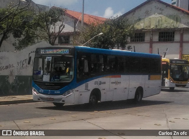 Transportadora Globo 870 na cidade de Recife, Pernambuco, Brasil, por Carlos Zn ofc. ID da foto: 8274963.