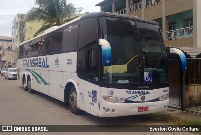Transreal 3062 na cidade de Piúma, Espírito Santo, Brasil, por Everton Costa Goltara. Número da foto: #8275410.
