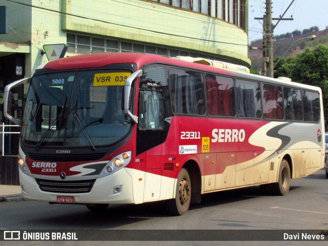 Viação Serro 23311 na cidade de Ponte Nova, Minas Gerais, Brasil, por Davi Neves. ID da foto: 8276796.