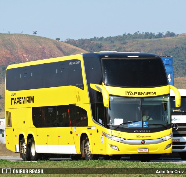 Viação Itapemirim 17025 na cidade de Roseira, São Paulo, Brasil, por Adailton Cruz. ID da foto: 8277077.