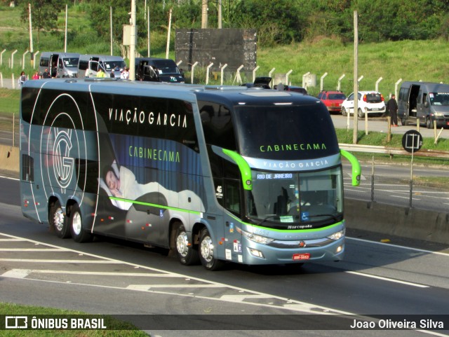Viação Garcia 8654 na cidade de Aparecida, São Paulo, Brasil, por Joao Oliveira Silva. Número da foto: #8276469.