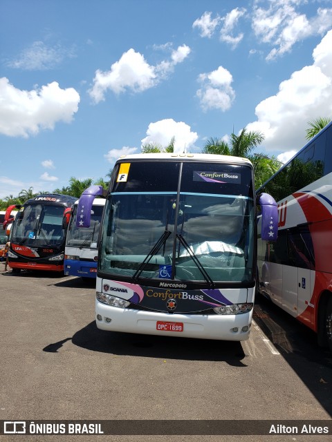 ConfortBuss Transportadora Turistica Ltda 1701 na cidade de Olímpia, São Paulo, Brasil, por Ailton Alves. ID da foto: 8276162.