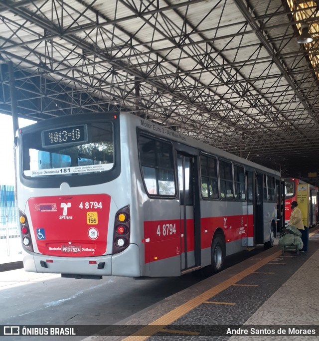 Express Transportes Urbanos Ltda 4 8794 na cidade de São Paulo, São Paulo, Brasil, por Andre Santos de Moraes. Número da foto: #8276426.