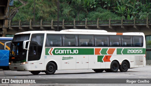 Empresa Gontijo de Transportes 20055 na cidade de Santos, São Paulo, Brasil, por Roger Coelho. ID da foto: 8276266.