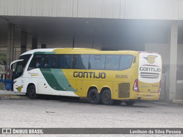 Empresa Gontijo de Transportes 18285 na cidade de Caruaru, Pernambuco, Brasil, por Lenilson da Silva Pessoa. ID da foto: 8276995.