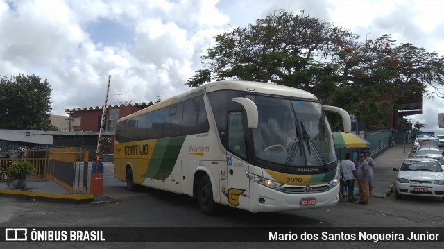 Empresa Gontijo de Transportes 7070 na cidade de Feira de Santana, Bahia, Brasil, por Mario dos Santos Nogueira Junior. ID da foto: 8276779.