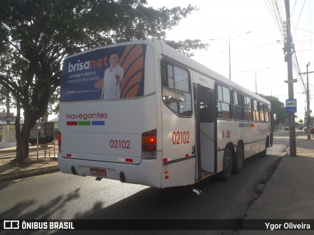 Consórcio Navegantes - 02 > Viação São Jorge > Transurb Transporte Urbano 02102 na cidade de João Pessoa, Paraíba, Brasil, por Ygor Oliveira. Número da foto: #8277013.