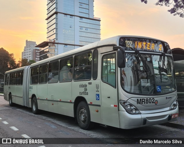 Auto Viação Mercês MR802 na cidade de Curitiba, Paraná, Brasil, por Danilo Marcelo Silva. ID da foto: 8276911.