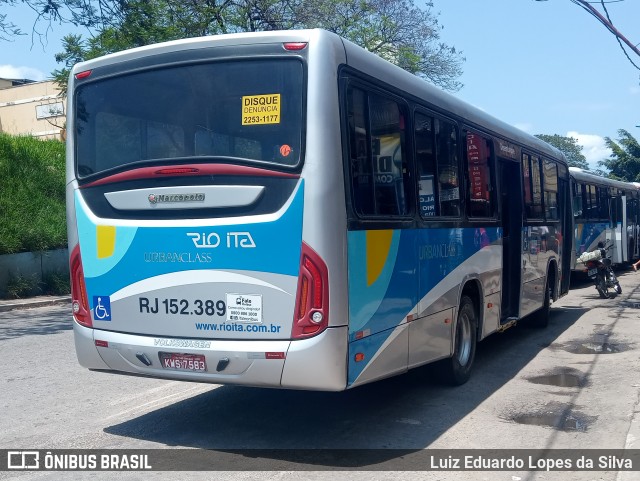 Rio Ita RJ 152.389 na cidade de São Gonçalo, Rio de Janeiro, Brasil, por Luiz Eduardo Lopes da Silva. Número da foto: #8276955.