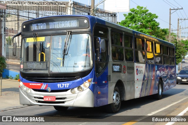 Viação Pirajuçara 11.717 na cidade de São Paulo, São Paulo, Brasil, por Eduardo Ribeiro. ID da foto: 8276401.