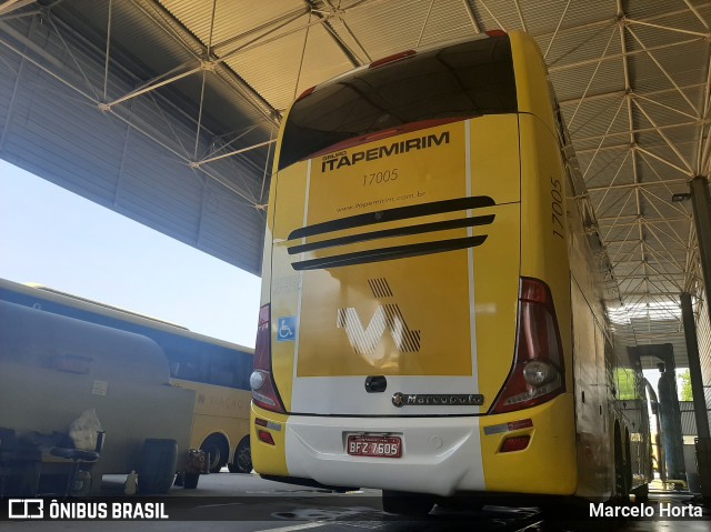 Viação Itapemirim 17005 na cidade de São Paulo, São Paulo, Brasil, por Marcelo Horta. Número da foto: #8274984.