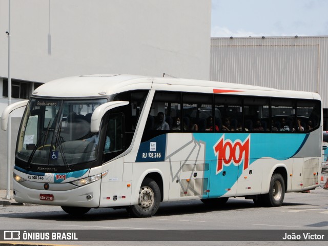 Auto Viação 1001 RJ 108.346 na cidade de Rio de Janeiro, Rio de Janeiro, Brasil, por João Victor. ID da foto: 8279798.