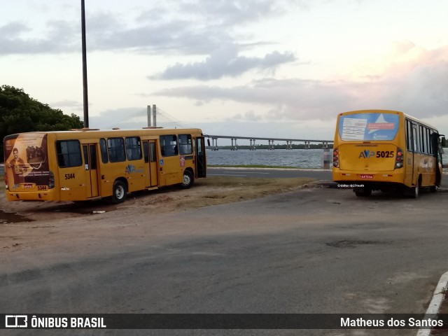 AVP - Auto Viação Paraíso 5025 na cidade de Aracaju, Sergipe, Brasil, por Matheus dos Santos. ID da foto: 8279040.