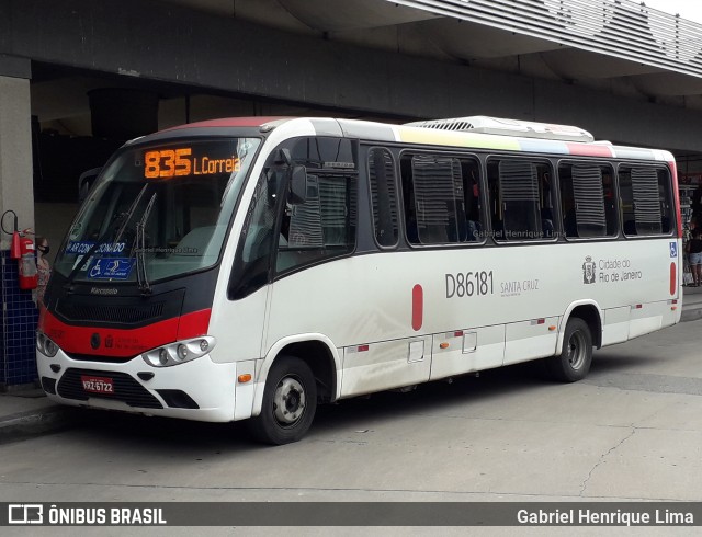 Auto Viação Jabour D86181 na cidade de Rio de Janeiro, Rio de Janeiro, Brasil, por Gabriel Henrique Lima. Número da foto: #8277625.
