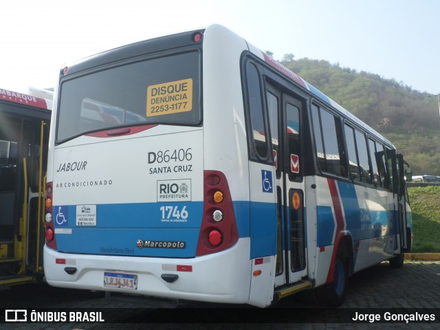 Auto Viação Jabour D86406 na cidade de Rio de Janeiro, Rio de Janeiro, Brasil, por Jorge Gonçalves. Número da foto: #8279754.