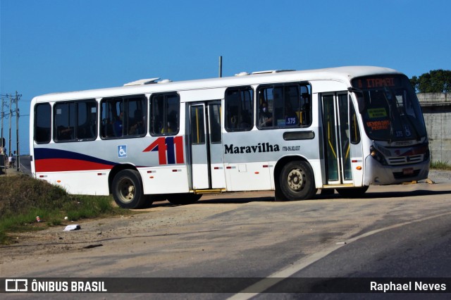 Maravilha Auto Ônibus ITB-06.02.037 na cidade de Itaboraí, Rio de Janeiro, Brasil, por Raphael Neves. Número da foto: #8277905.