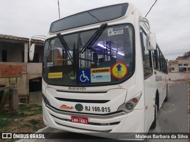Viação Agulhas Negras RJ 169.015 na cidade de Barra Mansa, Rio de Janeiro, Brasil, por Mateus Barbara da Silva. Número da foto: #8277751.