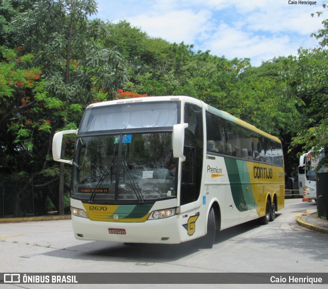 Empresa Gontijo de Transportes 12670 na cidade de São Paulo, São Paulo, Brasil, por Caio Henrique . ID da foto: 8278037.