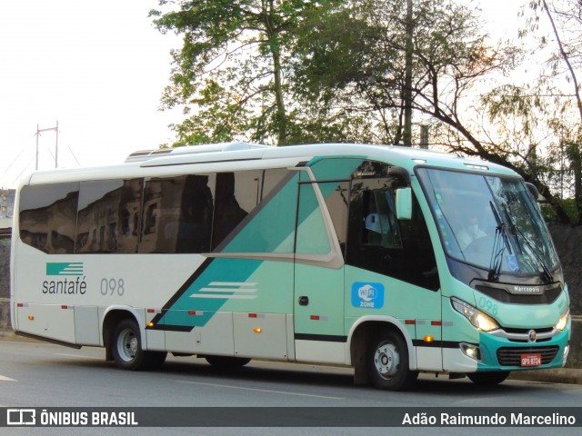 Santa Fé Transportes 098 na cidade de Belo Horizonte, Minas Gerais, Brasil, por Adão Raimundo Marcelino. ID da foto: 8279725.