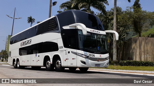 Kaissara - Viação Caiçara 3036 na cidade de Santos, São Paulo, Brasil, por Davi Cesar. Número da foto: #8281620.