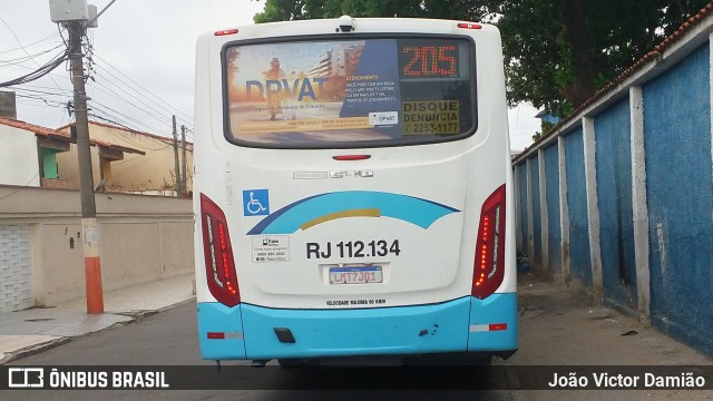 Auto Viação Vera Cruz - Belford Roxo RJ 112.134 na cidade de Rio de Janeiro, Rio de Janeiro, Brasil, por João Victor Damião. Número da foto: #8283053.