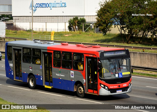 Viação Osasco Santana de Parnaíba 0165 na cidade de Barueri, São Paulo, Brasil, por Michael  Alberto Vieira. ID da foto: 8282658.