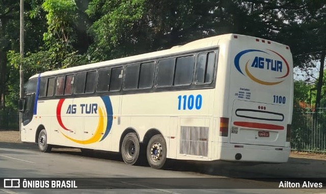 AG Tur Transporte e Turismo 1100 na cidade de Belo Horizonte, Minas Gerais, Brasil, por Ailton Alves. Número da foto: #8280757.
