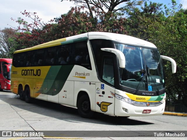 Empresa Gontijo de Transportes 18855 na cidade de São Paulo, São Paulo, Brasil, por Tulio Machado. ID da foto: 8281242.