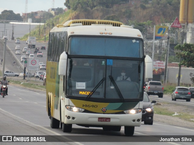 Empresa Gontijo de Transportes 14640 na cidade de Jaboatão dos Guararapes, Pernambuco, Brasil, por Jonathan Silva. ID da foto: 8280559.