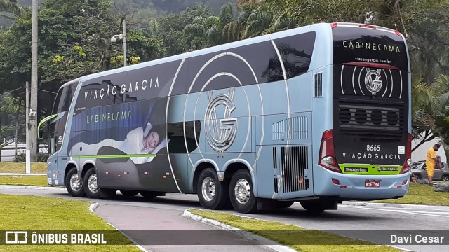 Viação Garcia 8665 na cidade de Santos, São Paulo, Brasil, por Davi Cesar. Número da foto: #8281629.