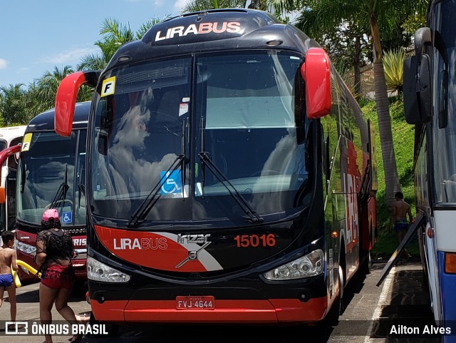 Lirabus 15016 na cidade de Olímpia, São Paulo, Brasil, por Ailton Alves. Número da foto: #8281918.