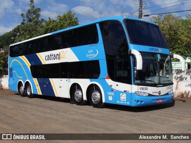 Cattani Sul Transportes e Turismo 11650 na cidade de Francisco Beltrão, Paraná, Brasil, por Alexandre M.  Sanches. Número da foto: #8282925.