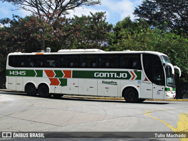 Empresa Gontijo de Transportes 14345 na cidade de São Paulo, São Paulo, Brasil, por Tulio Machado. ID da foto: 8281641.