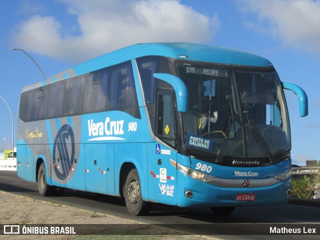 Expresso Vera Cruz 980 na cidade de Recife, Pernambuco, Brasil, por Matheus Lex. Número da foto: #8283065.