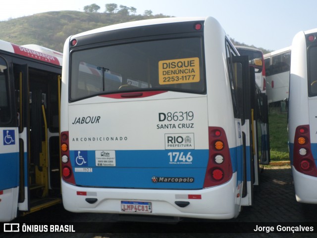 Auto Viação Jabour D86319 na cidade de Rio de Janeiro, Rio de Janeiro, Brasil, por Jorge Gonçalves. ID da foto: 8281364.