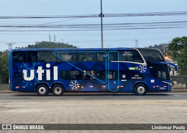 UTIL - União Transporte Interestadual de Luxo 11880 na cidade de Juiz de Fora, Minas Gerais, Brasil, por Lindomar Paula. Número da foto: #8280587.