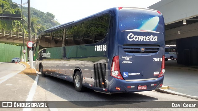 Viação Cometa 719518 na cidade de Santos, São Paulo, Brasil, por Davi Cesar. Número da foto: #8280935.