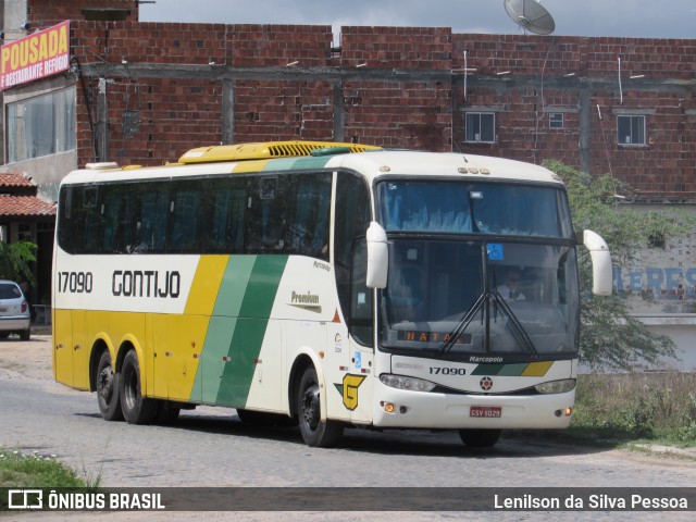 Empresa Gontijo de Transportes 17090 na cidade de Caruaru, Pernambuco, Brasil, por Lenilson da Silva Pessoa. ID da foto: 8282224.