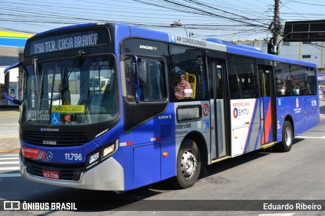 Viação Pirajuçara 11.796 na cidade de Taboão da Serra, São Paulo, Brasil, por Eduardo Ribeiro. ID da foto: 8280149.